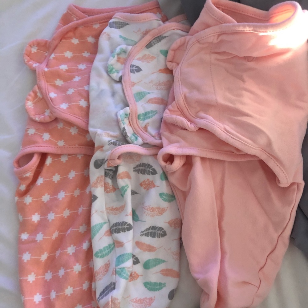 3 Velcro SwaddleMe Summer Infant Swaddles